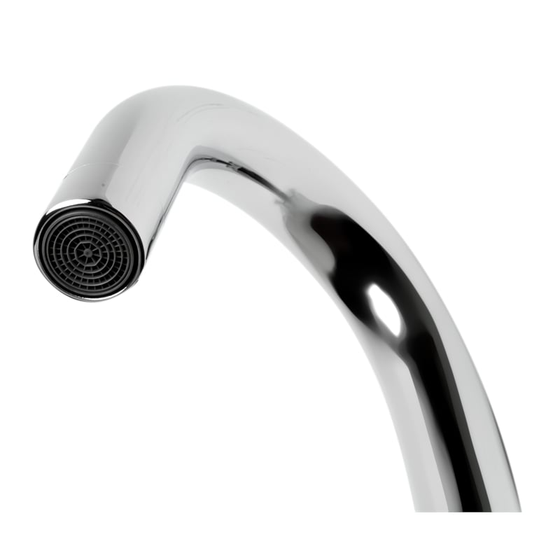 Pemberly Row Polished Chrome Two-Handle 4'' Centerset Bathroom Faucet