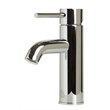 Pemberly Row Contemporary Polished Chrome Single Lever Bathroom Faucet