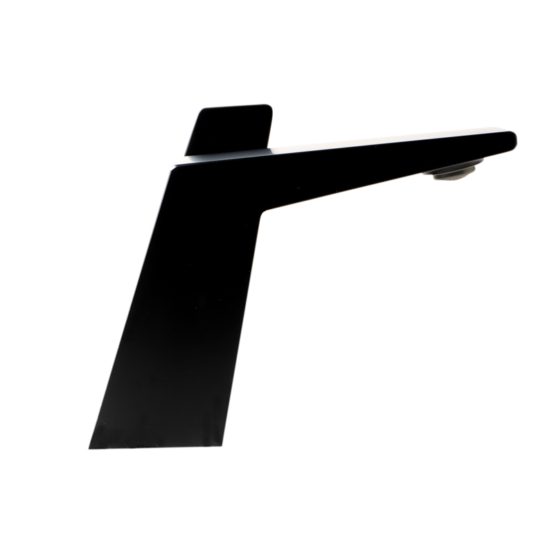 Pemberly Row Contemporary Black Matte Single Hole Bathroom Faucet