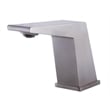 Pemberly Row Brushed Nickel Modern Widespread Bathroom Faucet