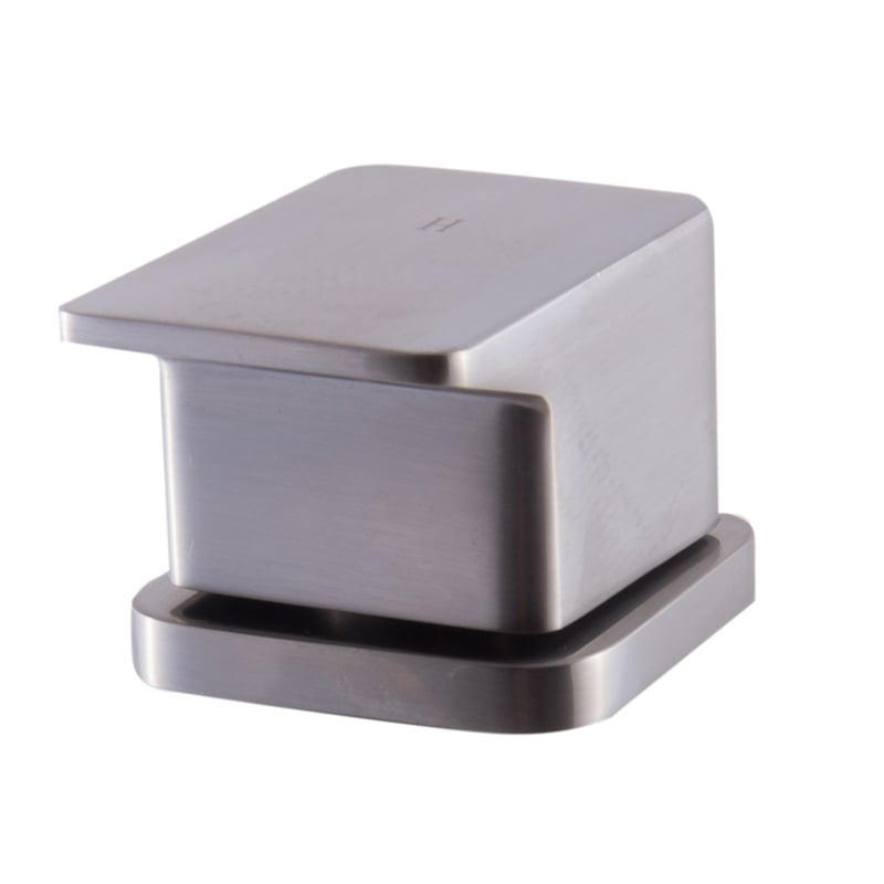Pemberly Row Brushed Nickel Modern Widespread Bathroom Faucet