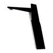 Pemberly Row Contemporary Black Matte Single Hole Tall Bathroom Faucet