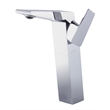Pemberly Row Polished Chrome Single Hole Tall Bathroom Faucet
