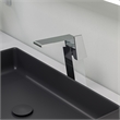 Pemberly Row Polished Chrome Single Hole Tall Bathroom Faucet