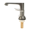 Pemberly Row Brushed Nickel Two-Handle 4'' Centerset Bathroom Faucet
