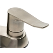 Pemberly Row Brushed Nickel Two-Handle 4'' Centerset Bathroom Faucet