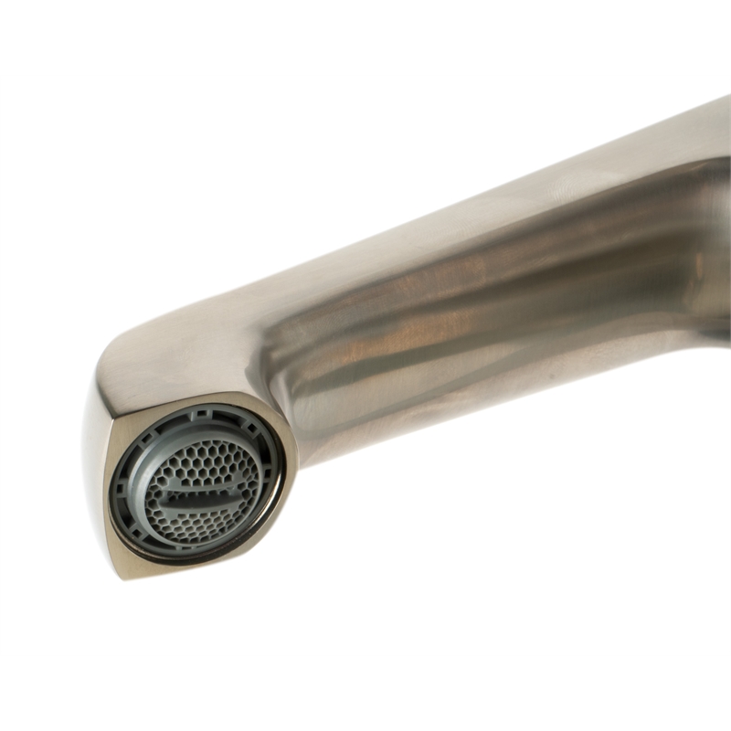 Pemberly Row Brushed Nickel Two-Handle 4'' Centerset Bathroom Faucet