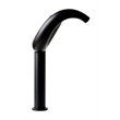 Pemberly Row Black Matte Tall Wave Single Lever Bathroom Faucet