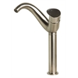 Pemberly Row Tall Wave Brushed Nickel Single Lever Bathroom Faucet