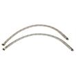 Pemberly Row Tall Wave Brushed Nickel Single Lever Bathroom Faucet
