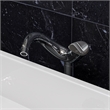 Pemberly Row Tall Wave Polished Chrome Single Lever Bathroom Faucet