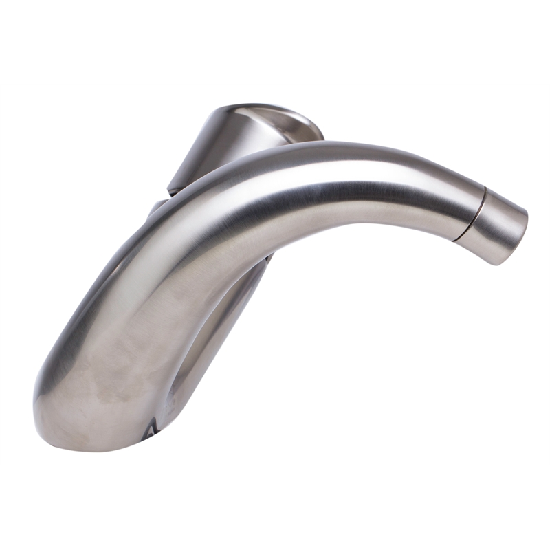 Pemberly Row Wave Brushed Nickel Single Lever Bathroom Faucet