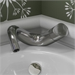Pemberly Row Wave Brushed Nickel Single Lever Bathroom Faucet