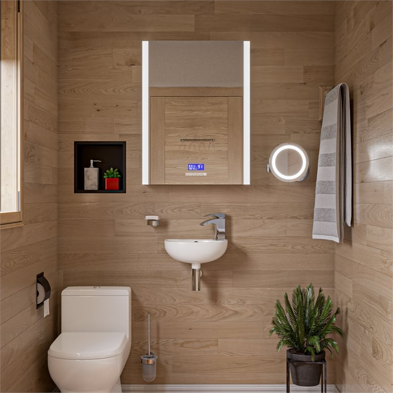Pemberly Row Contemporary Polished Chrome Single Lever Bathroom Faucet