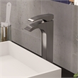 Pemberly Row Tall Brushed Nickel Single Lever Bathroom Faucet