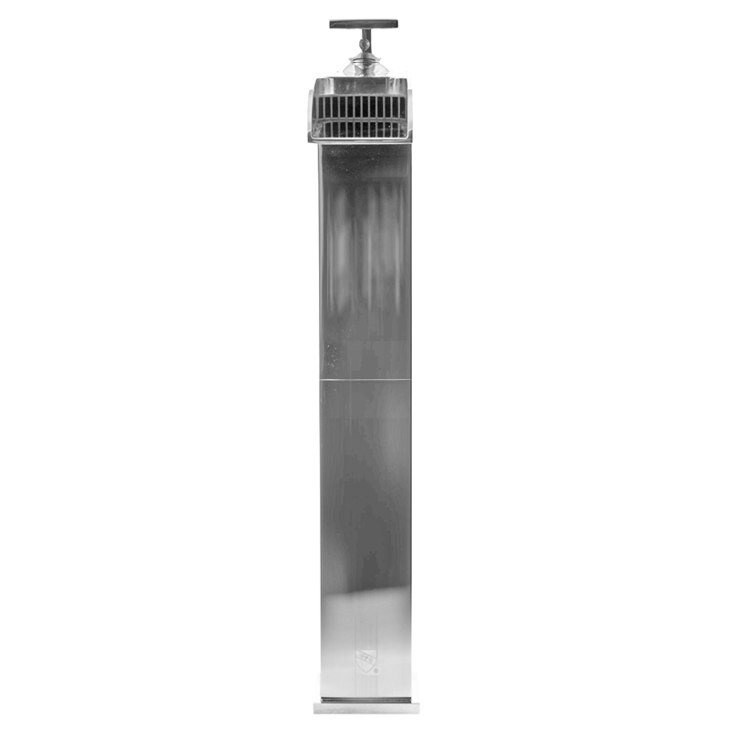 Pemberly Row Polished Chrome Single Hole Tall Waterfall Bathroom Faucet