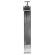 Pemberly Row Polished Chrome Single Hole Tall Waterfall Bathroom Faucet