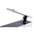 Pemberly Row Polished Chrome Single Hole Waterfall Bathroom Faucet