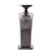 Pemberly Row Brushed Nickel Single Hole Modern Bathroom Faucet