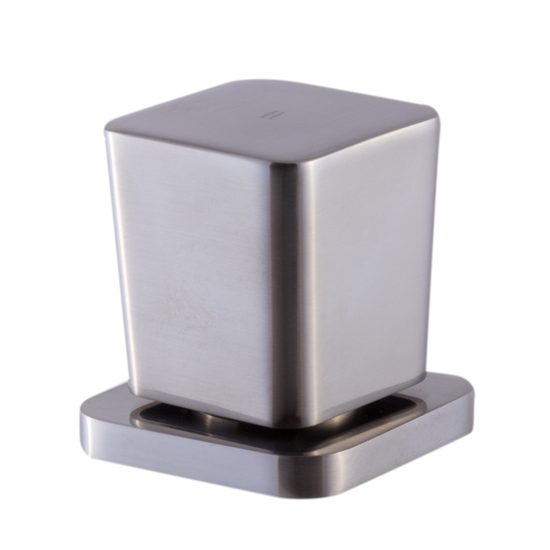 Pemberly Row Brushed Nickel Widespread Modern Bathroom Faucet