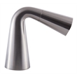 Pemberly Row Brushed Nickel Single Hole Cone Waterfall Bathroom Faucet
