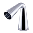 Pemberly Row Polished Chrome Widespread Cone Waterfall Bathroom Faucet