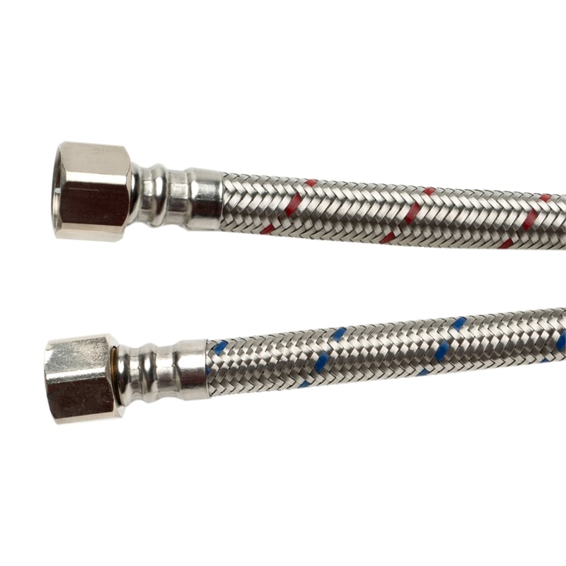 Pemberly Row Contemporary Brushed Nickel Single-Lever Bathroom Faucet