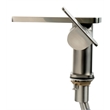 Pemberly Row Contemporary Brushed Nickel Single-Lever Bathroom Faucet