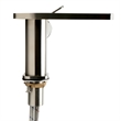 Pemberly Row Contemporary Brushed Nickel Single-Lever Bathroom Faucet