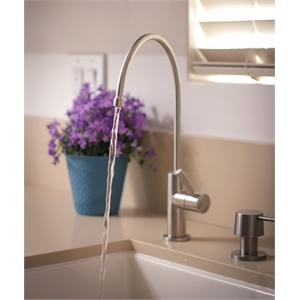 Pemberly Row Solid Brushed Stainless Steel Drinking Water Dispenser