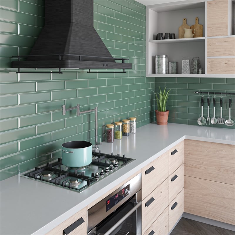 Pemberly Row Polished Stainless Steel Retractable Pot Filler Faucet