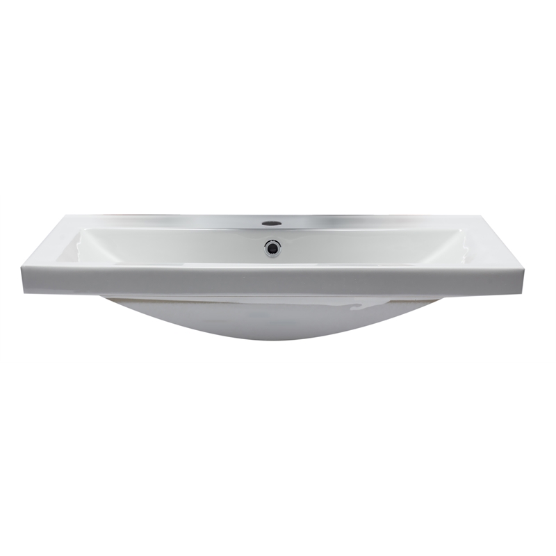 Pemberly Row Contemporary White Ceramic 32