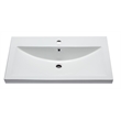 Pemberly Row Contemporary White Ceramic 32