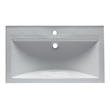 Pemberly Row Contemporary White Ceramic 32