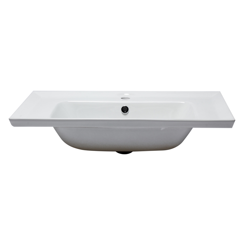 Pemberly Row Contemporary White Ceramic 32