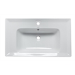 Pemberly Row Contemporary White Ceramic 32