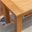 Pemberly Row Teak Outdoor Dining Bench 80