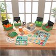 Pemberly Row 34 Piece Wooden Plastic Farmer's Market Play Pack