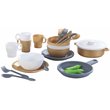 Pemberly Row Modern Plastic Made 27 Piece Plastic Cookware Set
