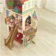 Pemberly Row Modern Wood 13 Piece Princess Belle Enchanted Dollhouse