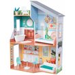 Pemberly Row Contemporary 10 Piece Wooden Plastic Glam Dollhouse