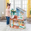 Pemberly Row Contemporary 10 Piece Wooden Plastic Glam Dollhouse
