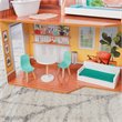 Pemberly Row Contemporary 10 Piece Wooden Plastic Glam Dollhouse