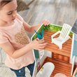 Pemberly Row Contemporary 10 Piece Wooden Plastic Glam Dollhouse