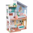 Pemberly Row Contemporary 10 Piece Wooden Plastic Glam Dollhouse