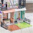 Pemberly Row City Life 26 Piece Wooden Dollhouse with Easy Assembly