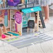 Pemberly Row City Life 26 Piece Wooden Dollhouse with Easy Assembly