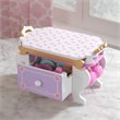 Pemberly Row Plastic Made 22 Piece Wooden Plastic Tea Time Play Set