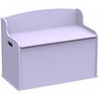 Pemberly Row Modern Engineered Wood Toy Box Bench in Lavender