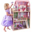 Pemberly Row Contemporary Wood 10 Piece Spacious Dreamy Dollhouse